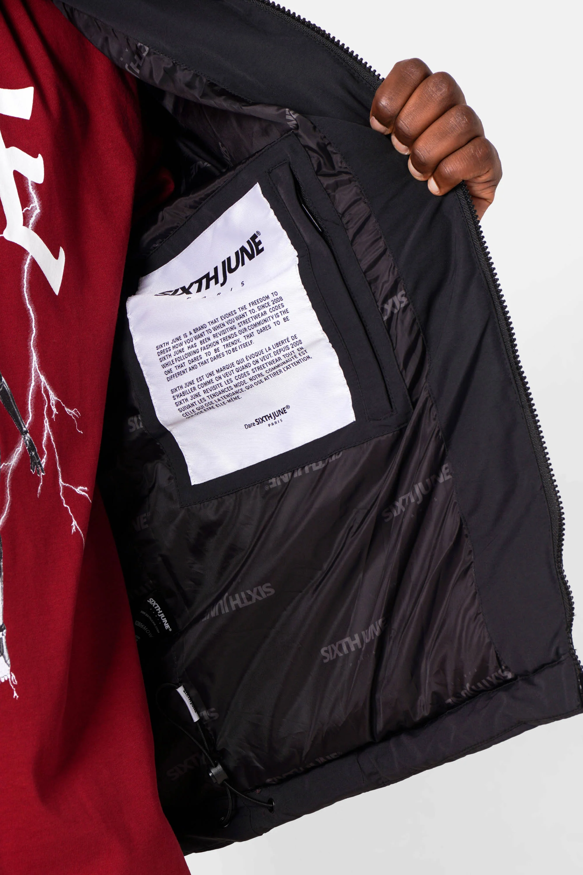 PRINTED logo puffer jacket - Image 3