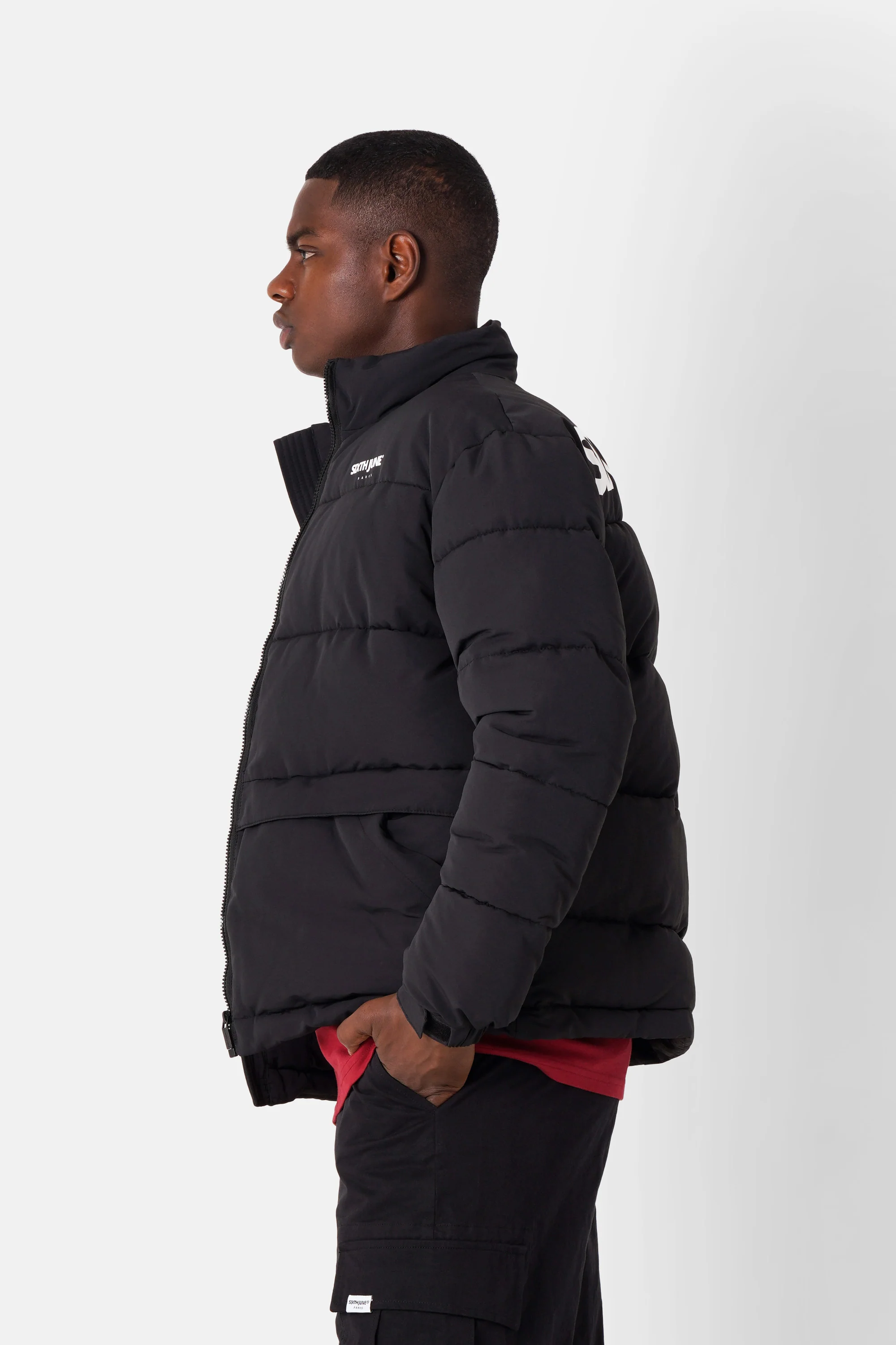 PRINTED logo puffer jacket - Image 4
